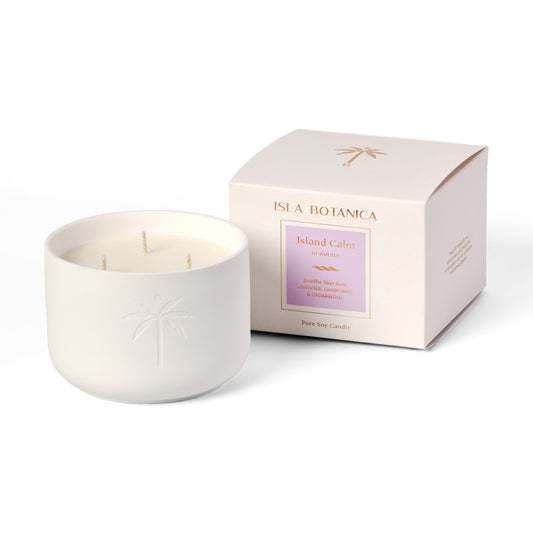 Island Calm – Grand Candle 450g, Triple Wick